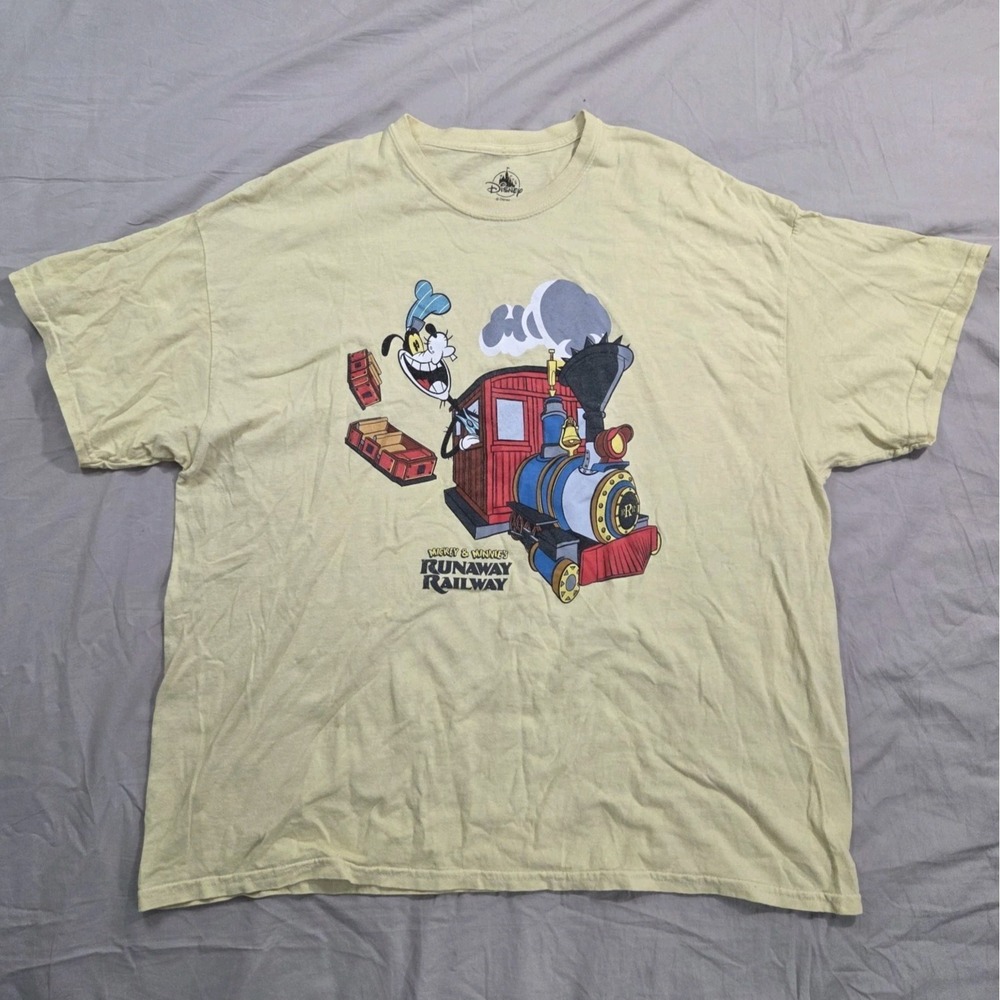 Disney Parks Mickey & Minnie's Runaway Railway T-shirt Adult Unisex X-Large XXL